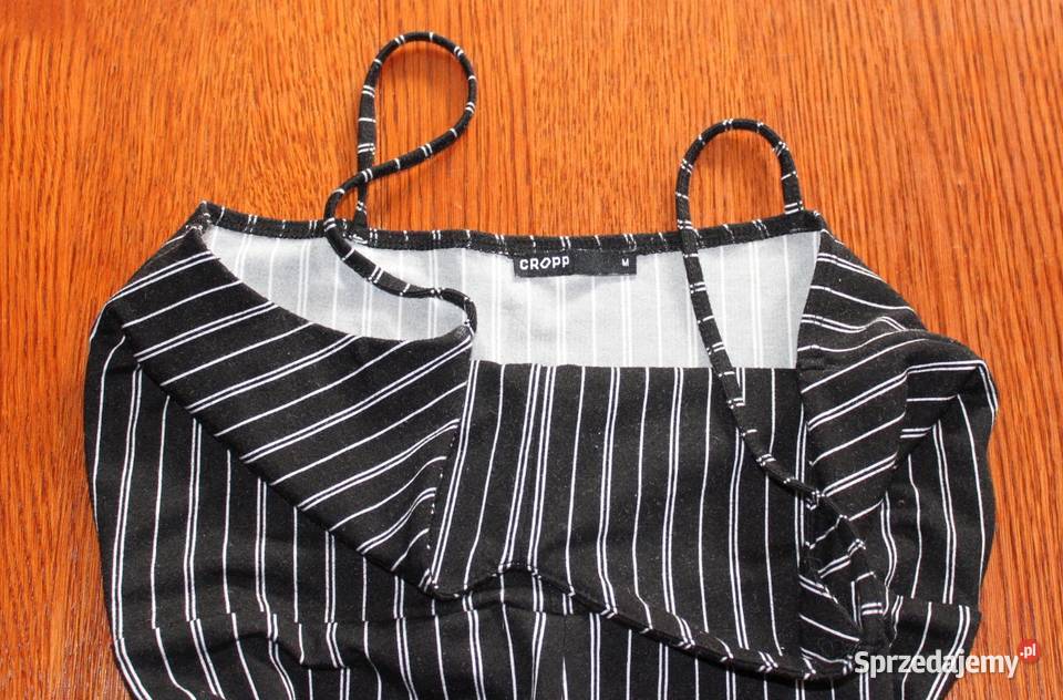 Kombinezon czarnobiały letni na ramiączkach Suwałki