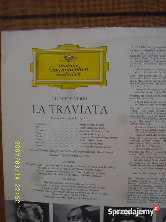 L Klasyka LP GIUSSEPE VERDI3 PLYTY WINYLOWE płyta winylowa Wołów
