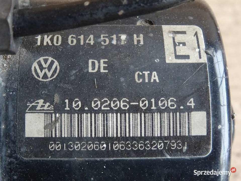 Sterownik pompa abs esp Touran I Altea skoda Parcice