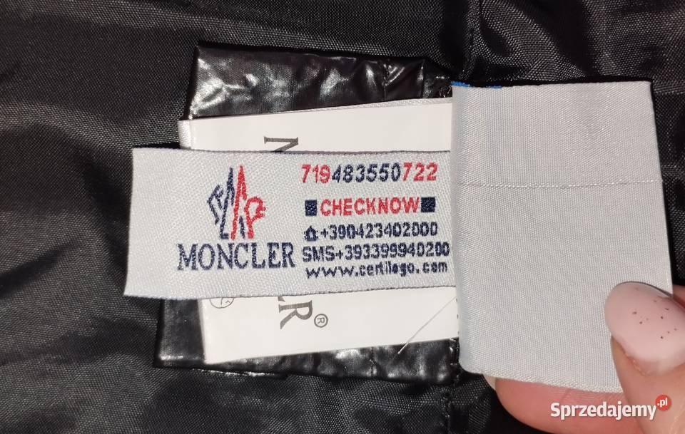 Oryginalna kurtka damska Moncler rozmiar S pomorskie Kwidzyn