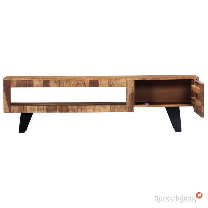 Szafka pod TV 140x30x40 lite drewno sheesham RTV Warszawa