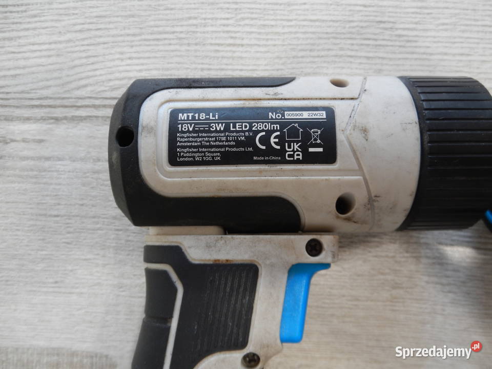 Wkrętarka latarka MacAllister MCD18 ładowarka 2 Leżajsk