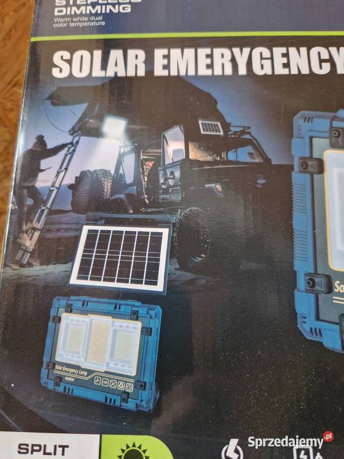 Naświetlacz Solarny LED W81212 400W Reflektor Halogeny i naświetlacze Głogowa