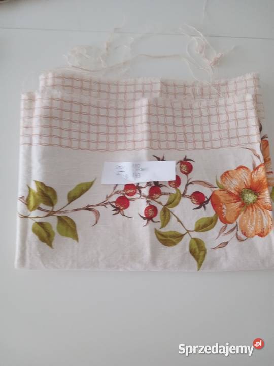 Materiał na obrus z czasów PRLu Mysłowice sprzedam