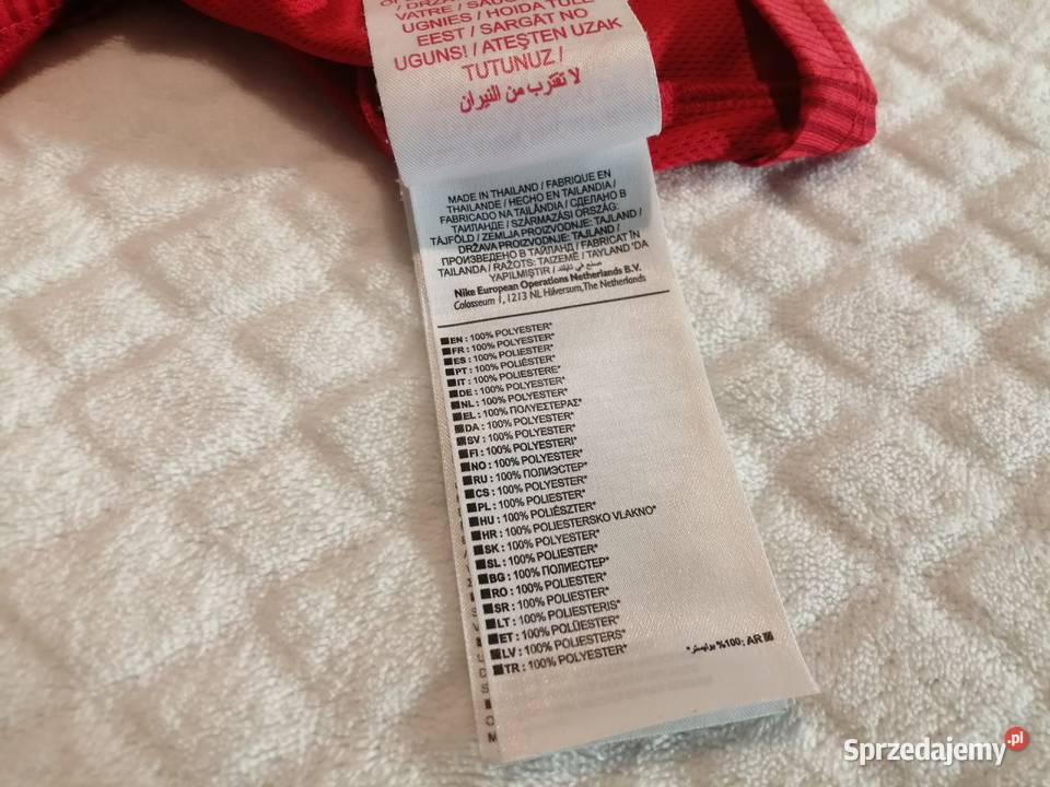 Koszulka krótki rękaw prążki 116122 Nike Odzież Czeladź