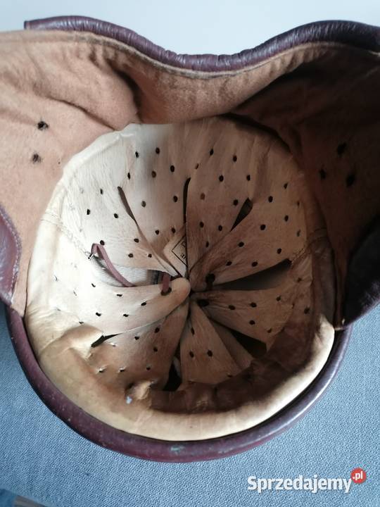 Kask orzeszek PRL wsk motorynka Rozmiar L Bolimów