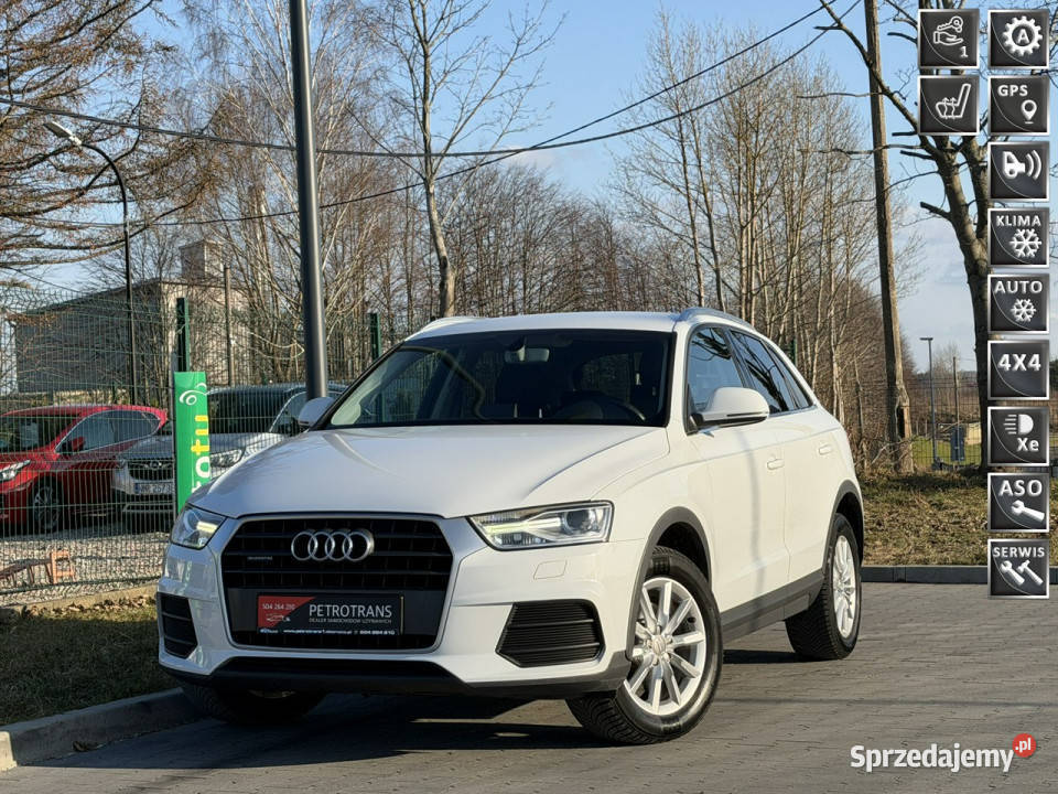 Audi Q3 20TDI 150 LED QUATTRO Automat Grzane wielofunkcyjna kierownica Mrągowo sprzedam