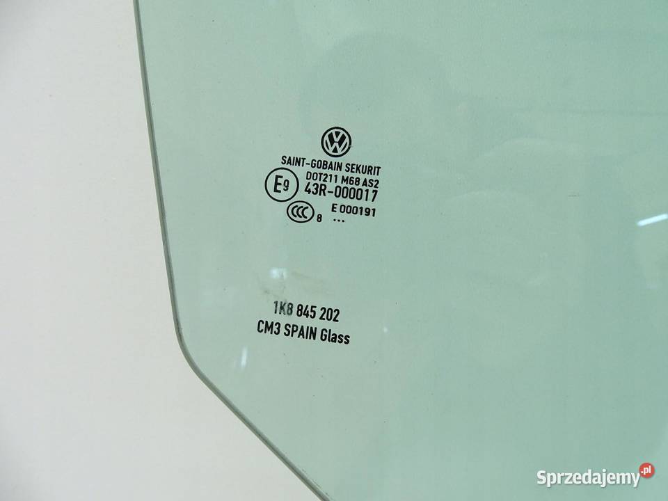 SZYBA DRZWI PRAWY PRZÓD PRZEDNIA VW SCIROCCO III małopolskie