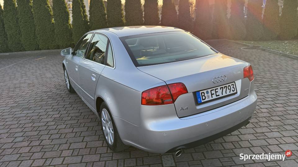 Audi A4 18T 163 Grzane Skóry Bixenon Zadbany aluminiowe felgi Tarnowskie Góry