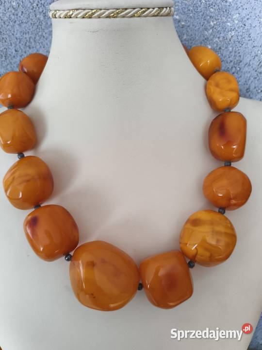 Naszyjnik Bursztyn Vintage 177gram Białystok