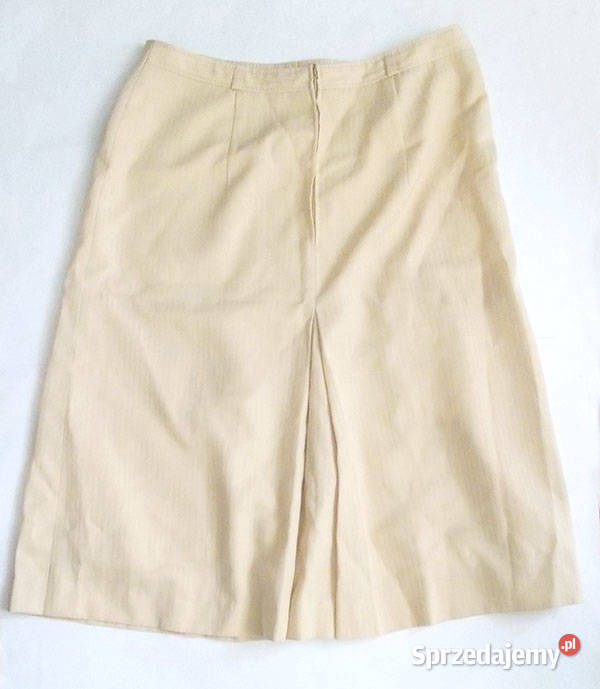 wełna spódnica beżowa spódnica piaskowa spódnica łódzkie Łódź