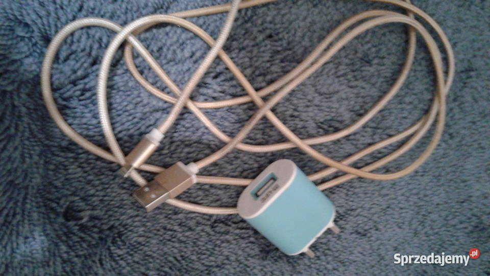 Ładowarka sieciowa gniazdo USB kabel z końcówką podlaskie Łomża sprzedam