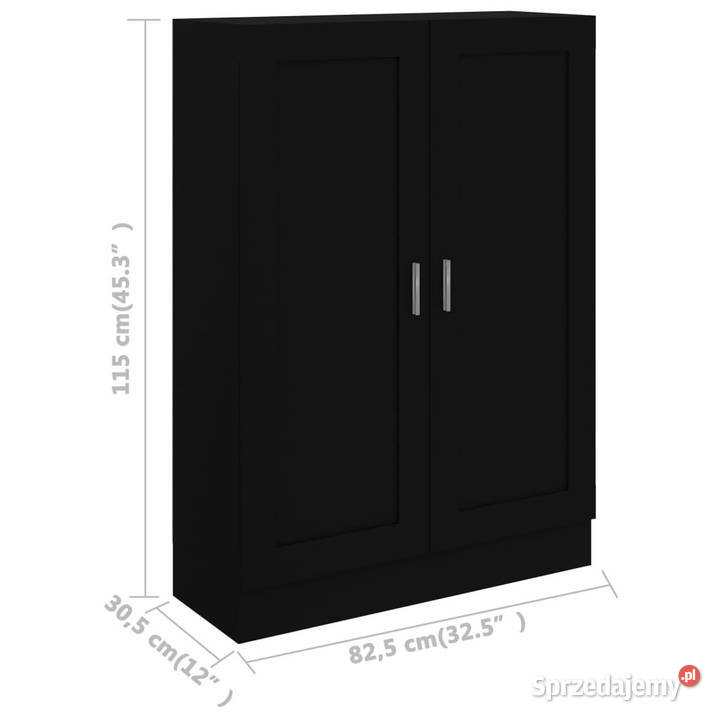 Szafka czarna 825x305x115 materiał mazowieckie Warszawa