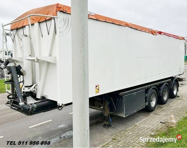 Naczepa wywrotka z wydmuchem do śruty do paszy Biała Podlaska