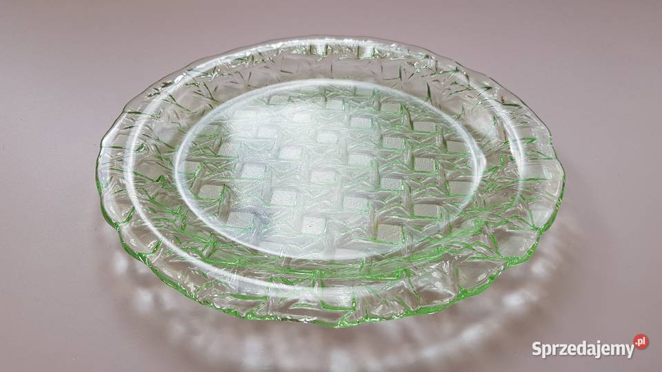 Talerz Kratka Plecionka 3 Ząbkowice kolorowe śląskie Dąbrowa Górnicza