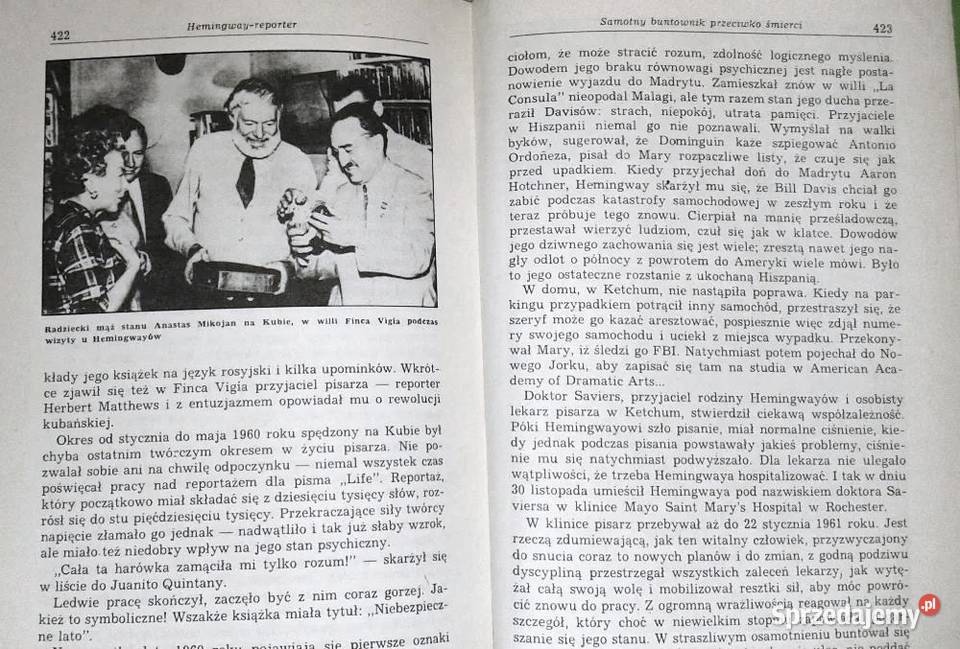 Hemingway reporter Drahoslav Machala Ivan