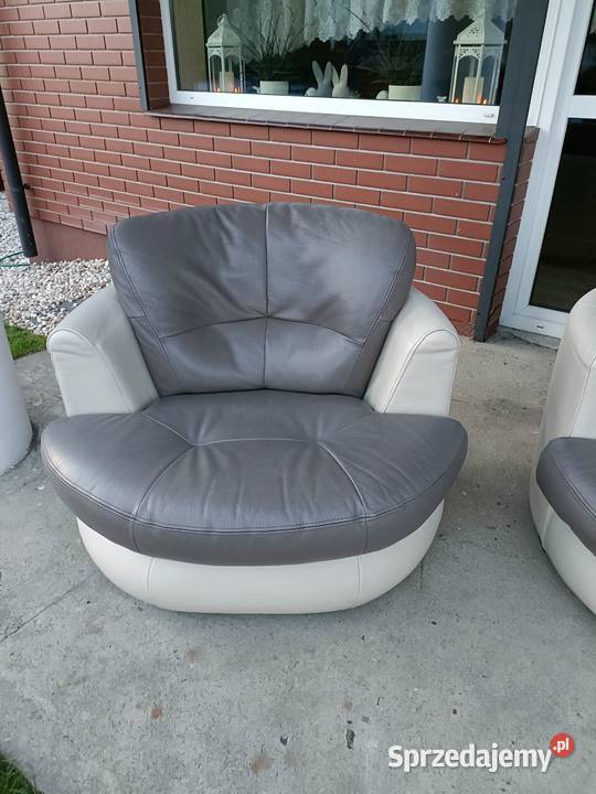 Sprzedam narożnik plus fotel ze skóry