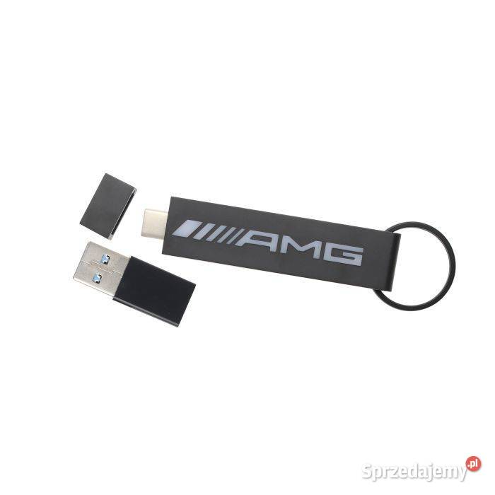 MERCEDES AMG Brelok do kluczy Pendrive Dual USBC