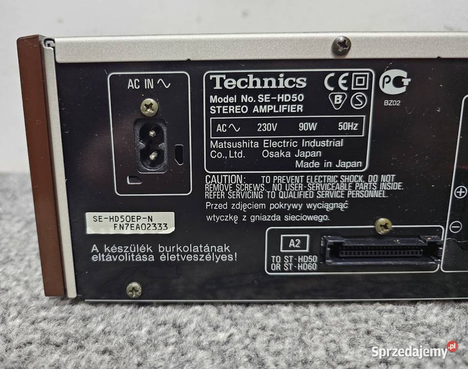 Wzmacniacz stereo Technics SEHD50 sprawny Kraków sprzedam