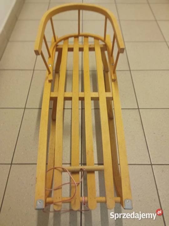Sanki drewniane z opcjonalnym oparciem Warszawa