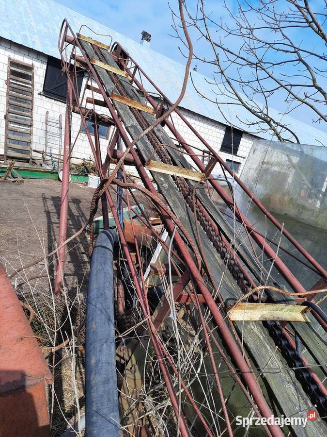 Podajnik łańcuchowy idealny do siana słomy Sejny