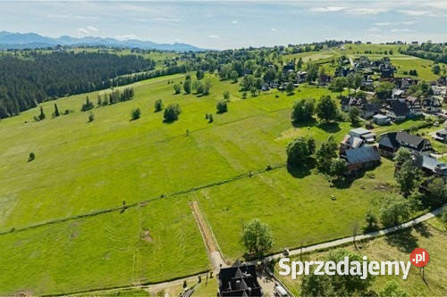 Działka budowlana z widokiem na Tatry BUSTRYK małopolskie