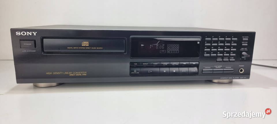 Sony odtwarzacz kompakt CD player CDP 411 CDP411 Międzychód