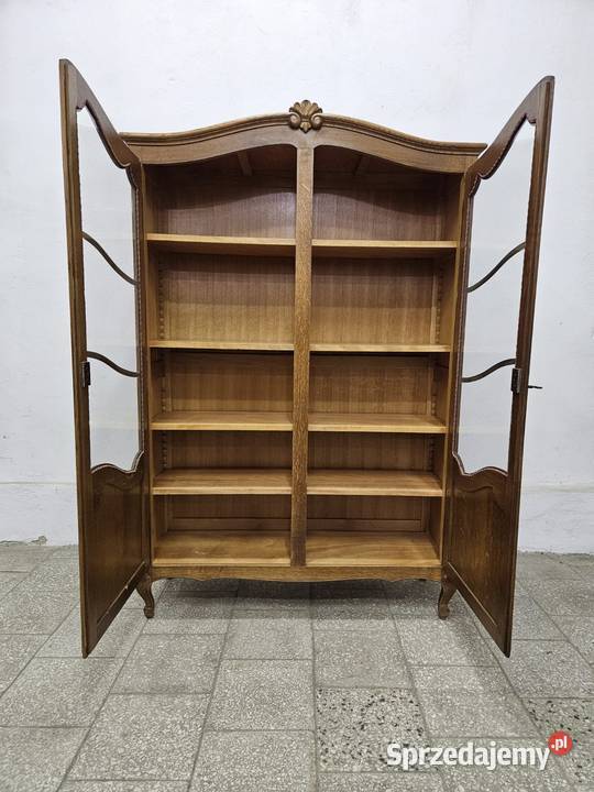 Biblioteczka ludwikowska Francja Kredensy i witryny