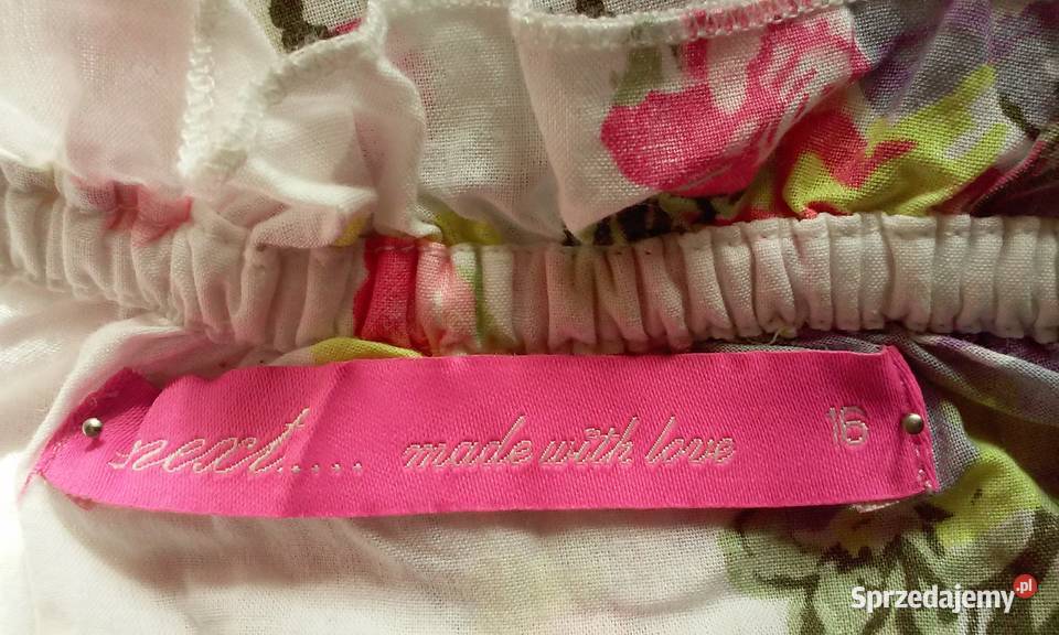 Bawełniana bluzka w kwiaty Next 16 Katowice