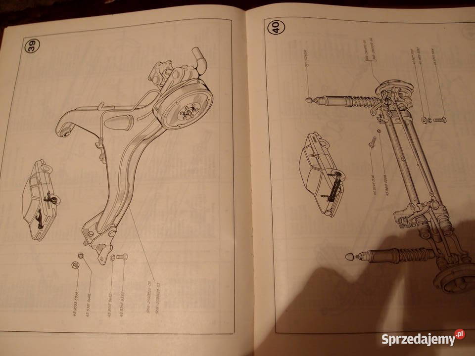 Katalog Części zaporożec ZAZ 968M Łódź