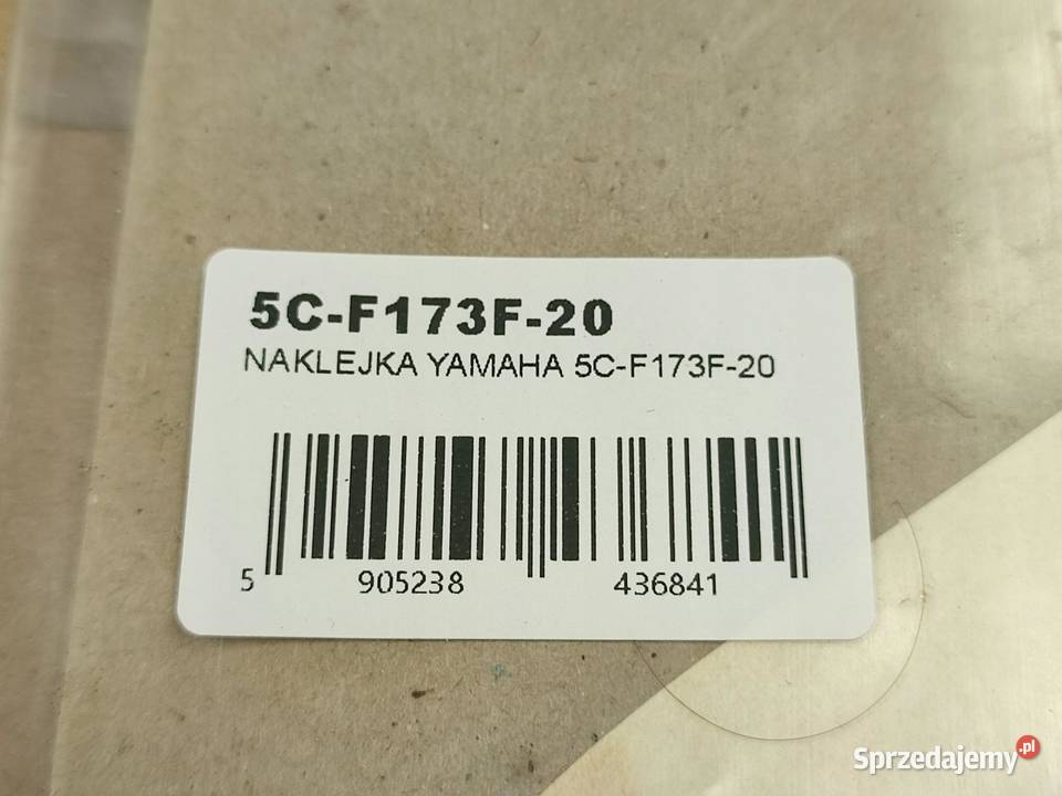 NAKLEJKA NA PRAWY BOCZEK YAMAHA YQ 50 AEROX 2000 sprzedam