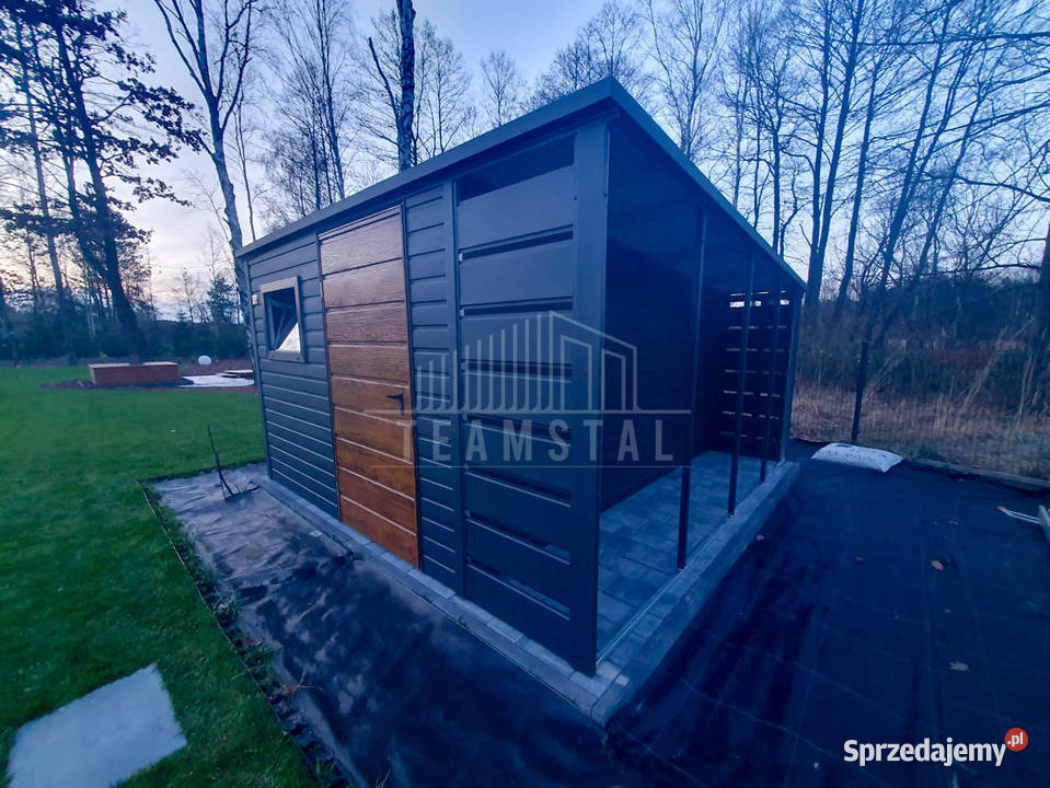 Domek Ogrodowy Schowek 3x4 wiata 1x4 drzwi okno Olsztyn sprzedam
