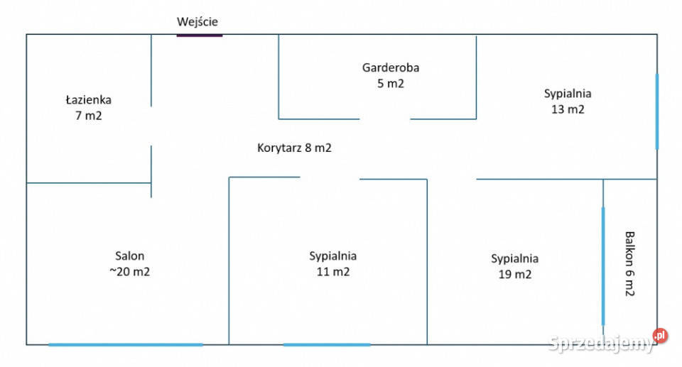 Sprzedam 4 pokoje Stawy Flat with 4 rooms Okazja
