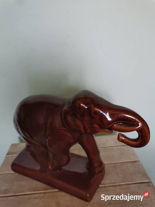 Duży słoń ceramiczny Kraków sprzedam