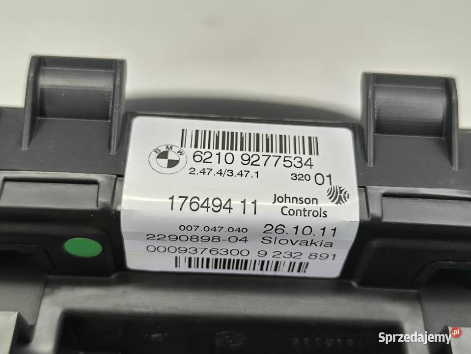 LICZNIK ZEGARY BMW F20 F21 116i 9232891 Liczniki i zegary