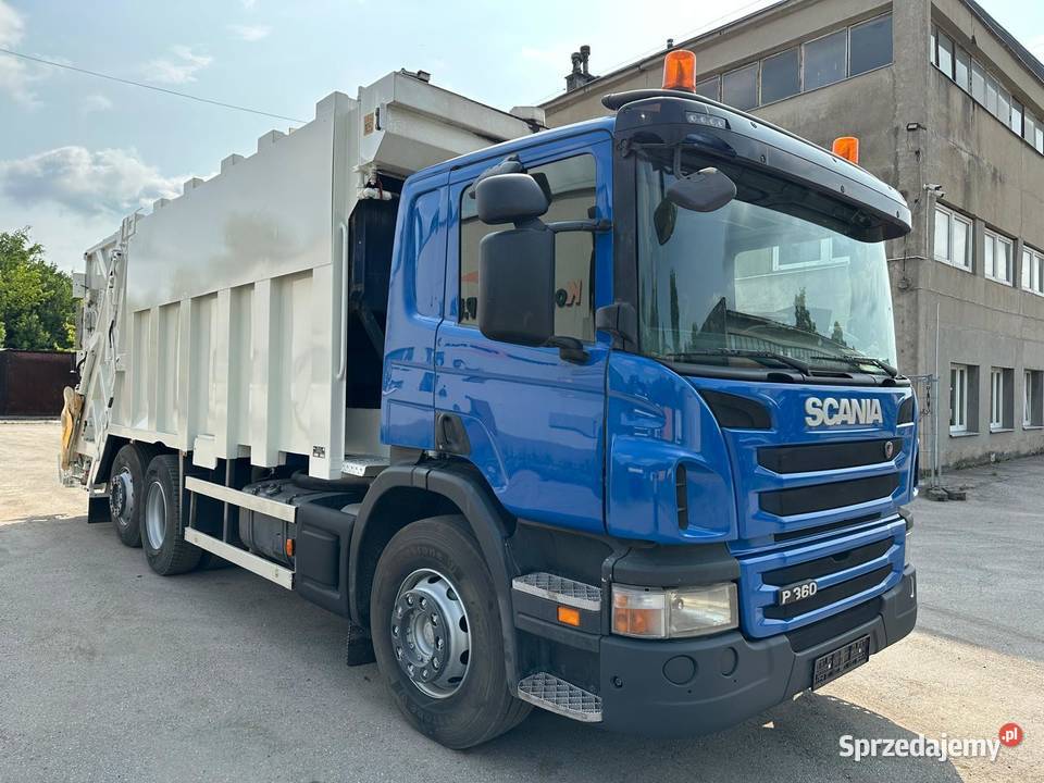 Scania P360 śmieciarka DWIE KOMORY do segregacji Nowiny