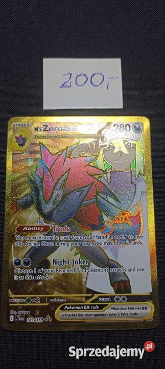 Zoroark limitowana karta pokemon Kolekcje Zgorzelec