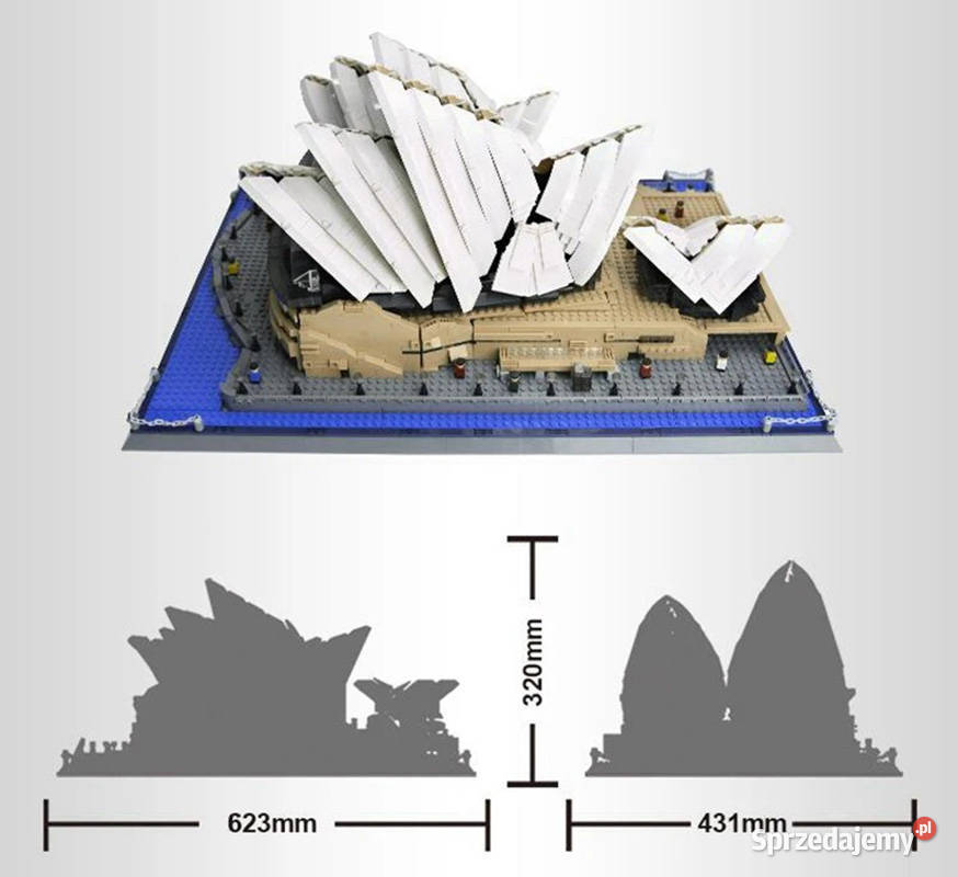 Klocki Opera Sydney 2937 elementów model budynek mazowieckie Warszawa sprzedam