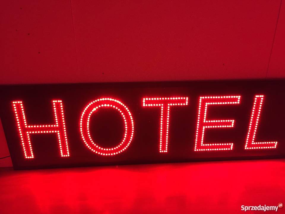 Reklama LED HOTEL 24h 260x50 Pomiechówek