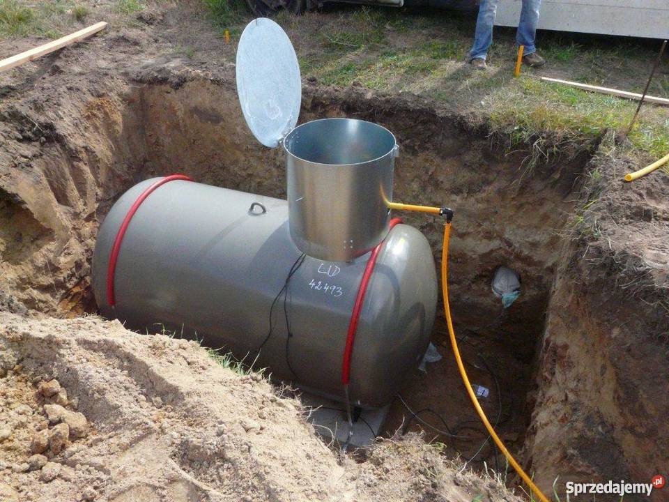 Zbiornik na gaz 2700 l butla na GAZ PROPAN LPG Katowice