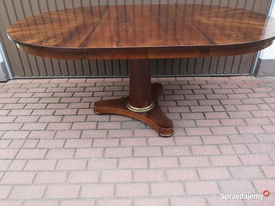 Stół ArtDeco Orzech Biedermeier Unikat Okrągły Meble Swarzędz sprzedam