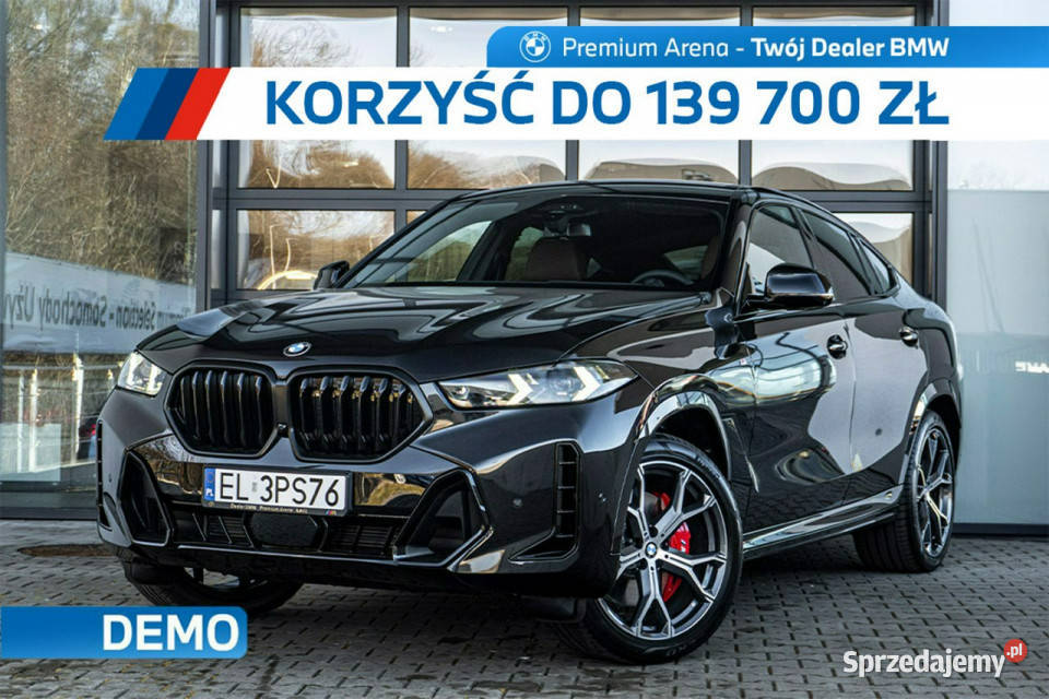 BMW X6 X6 xDrive40d DEMO G06 2019 pełny VAT Łódź sprzedam