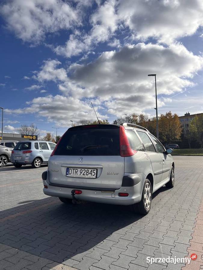 Peugeot 206 kombi zadbany egzemplarz czujniki Wrocław