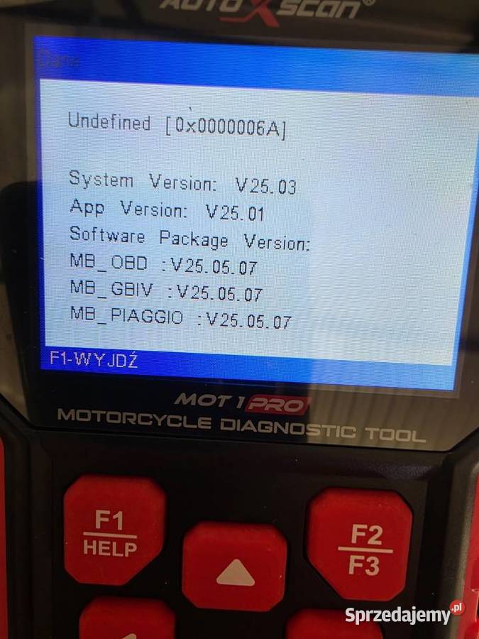 Moto scan firmy Autoscan Moto 1 pro pomorskie
