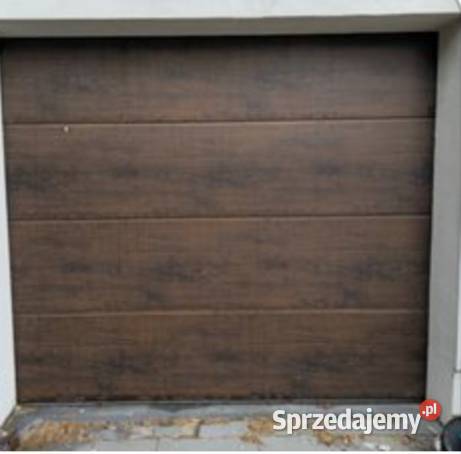 Brama garażowa segmentowa z napędem 2500x2100 garażowa Sarny