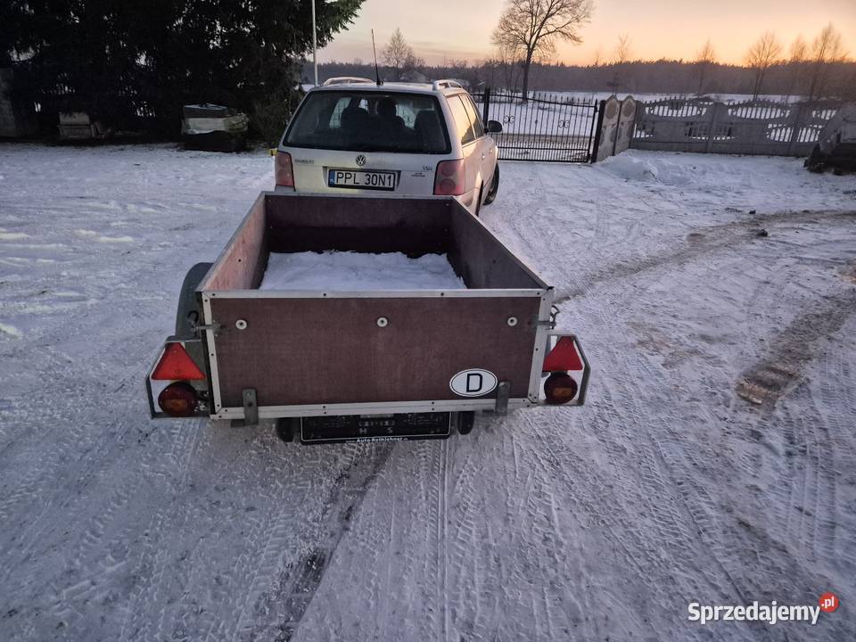Przyczepka samochodowa 18x11 z dokumentami wielkopolskie Stara Kaźmierka