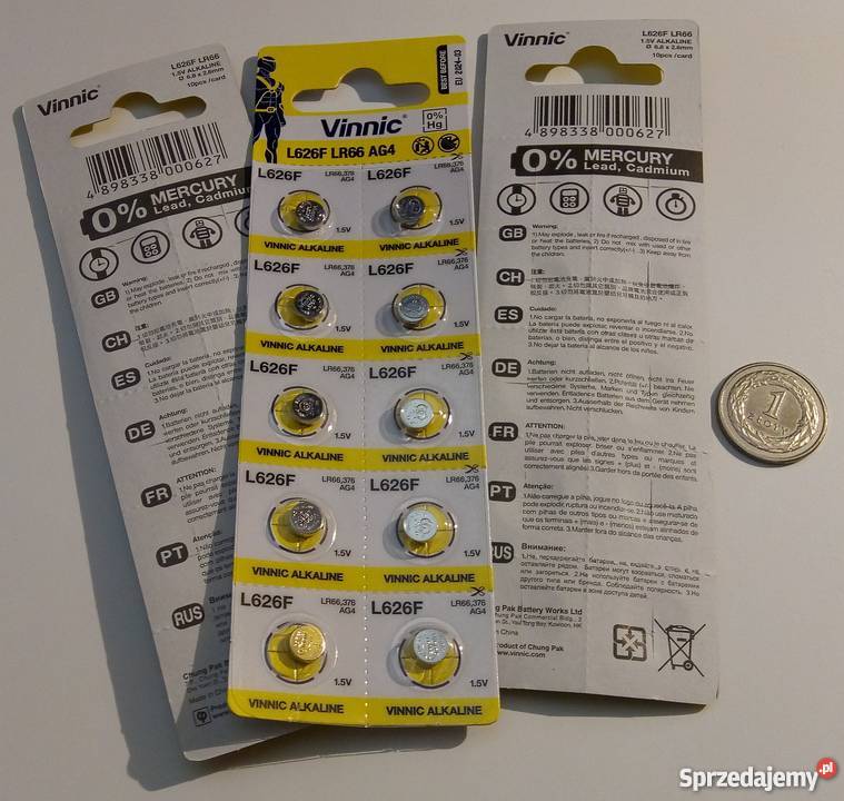 Bateria Vinnic L626F AG4 LR66 376 blister 10