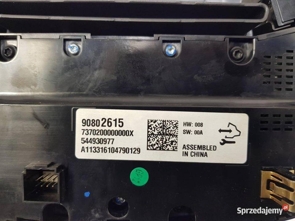 PANEL KLIMATYZACJI OPEL INSIGNIA A LIFT 90892615 osobowe Lipno sprzedam