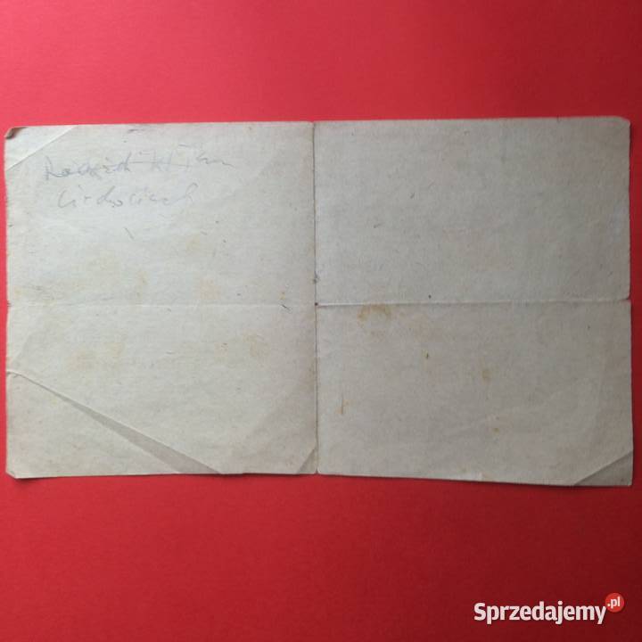 1695 Pismo Niemieckie Z Ciechocinka Szczecin