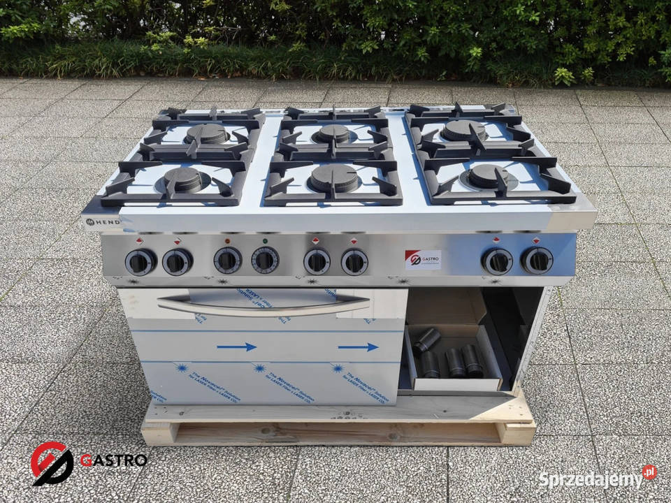 Kuchnia gazowa 6palnikowa z konwekcyjnym wielkopolskie